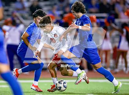 Thumbnail 2 in Grand Oaks vs Langham Creek (UIL 6A D2 Soccer Area Playoffs) photogallery.