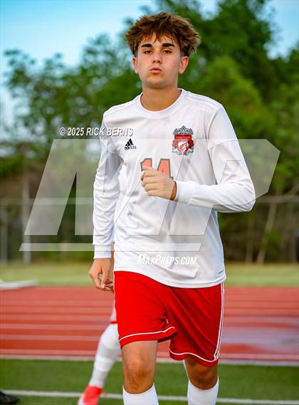Thumbnail 3 in Grand Oaks vs Langham Creek (UIL 6A D2 Soccer Area Playoffs) photogallery.