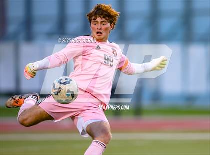Thumbnail 3 in Grand Oaks vs Langham Creek (UIL 6A D2 Soccer Area Playoffs) photogallery.