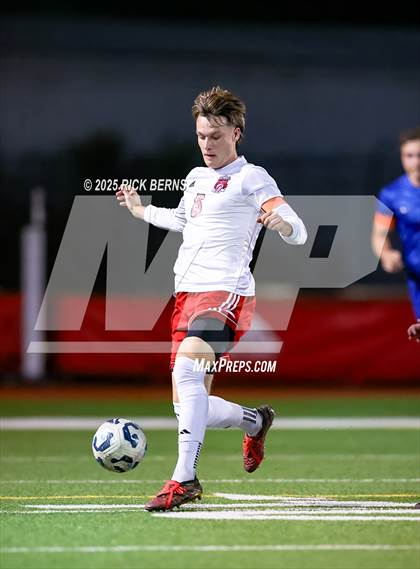 Thumbnail 3 in Grand Oaks vs Langham Creek (UIL 6A D2 Soccer Area Playoffs) photogallery.