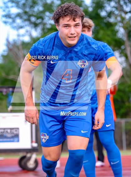 Thumbnail 1 in Grand Oaks vs Langham Creek (UIL 6A D2 Soccer Area Playoffs) photogallery.