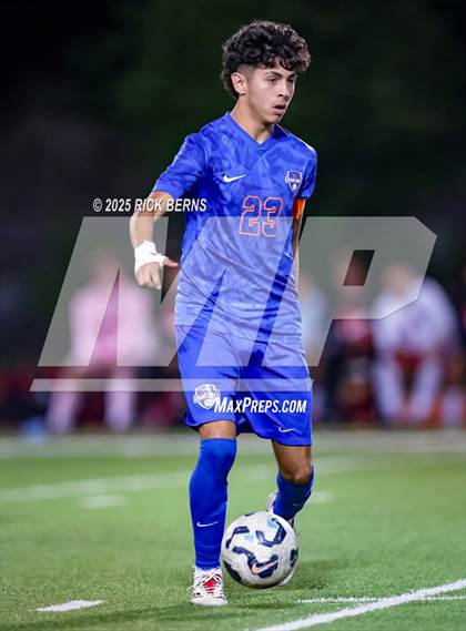 Thumbnail 2 in Grand Oaks vs Langham Creek (UIL 6A D2 Soccer Area Playoffs) photogallery.