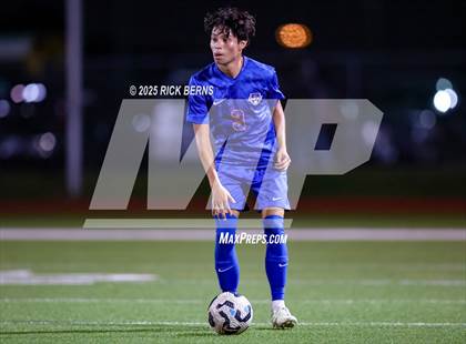 Thumbnail 2 in Grand Oaks vs Langham Creek (UIL 6A D2 Soccer Area Playoffs) photogallery.
