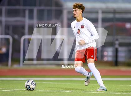 Thumbnail 1 in Grand Oaks vs Langham Creek (UIL 6A D2 Soccer Area Playoffs) photogallery.