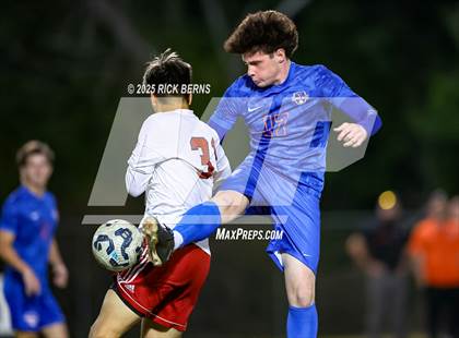 Thumbnail 1 in Grand Oaks vs Langham Creek (UIL 6A D2 Soccer Area Playoffs) photogallery.