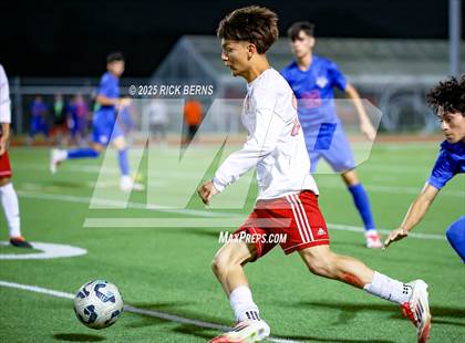 Thumbnail 2 in Grand Oaks vs Langham Creek (UIL 6A D2 Soccer Area Playoffs) photogallery.