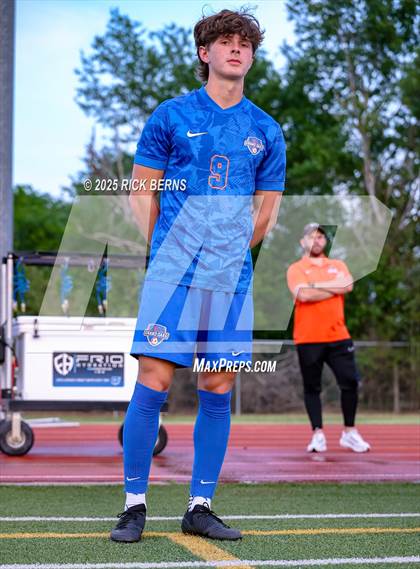 Thumbnail 3 in Grand Oaks vs Langham Creek (UIL 6A D2 Soccer Area Playoffs) photogallery.