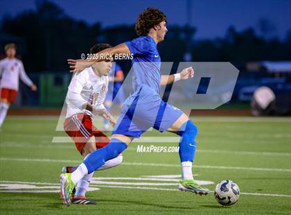 Thumbnail 3 in Grand Oaks vs Langham Creek (UIL 6A D2 Soccer Area Playoffs) photogallery.