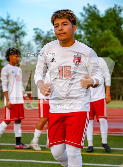 Thumbnail 1 in Grand Oaks vs Langham Creek (UIL 6A D2 Soccer Area Playoffs) photogallery.