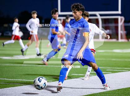 Thumbnail 2 in Grand Oaks vs Langham Creek (UIL 6A D2 Soccer Area Playoffs) photogallery.