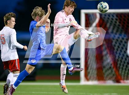 Thumbnail 3 in Grand Oaks vs Langham Creek (UIL 6A D2 Soccer Area Playoffs) photogallery.
