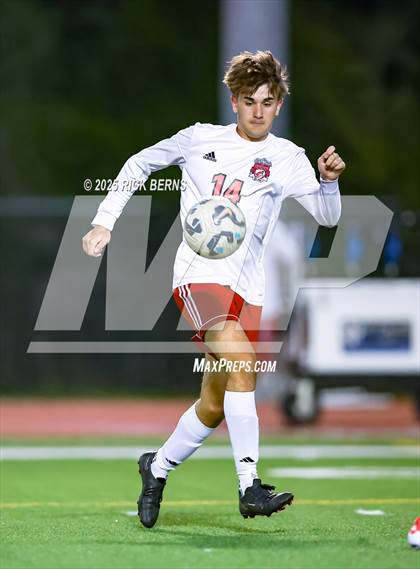 Thumbnail 3 in Grand Oaks vs Langham Creek (UIL 6A D2 Soccer Area Playoffs) photogallery.