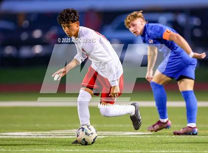 Thumbnail 2 in Grand Oaks vs Langham Creek (UIL 6A D2 Soccer Area Playoffs) photogallery.