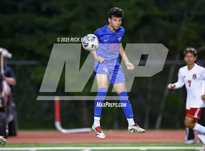 Thumbnail 2 in Grand Oaks vs Langham Creek (UIL 6A D2 Soccer Area Playoffs) photogallery.