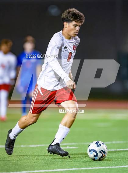 Thumbnail 1 in Grand Oaks vs Langham Creek (UIL 6A D2 Soccer Area Playoffs) photogallery.