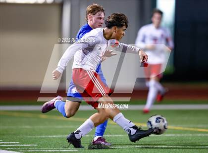 Thumbnail 2 in Grand Oaks vs Langham Creek (UIL 6A D2 Soccer Area Playoffs) photogallery.