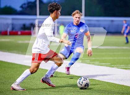Thumbnail 3 in Grand Oaks vs Langham Creek (UIL 6A D2 Soccer Area Playoffs) photogallery.