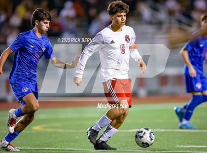 Thumbnail 3 in Grand Oaks vs Langham Creek (UIL 6A D2 Soccer Area Playoffs) photogallery.