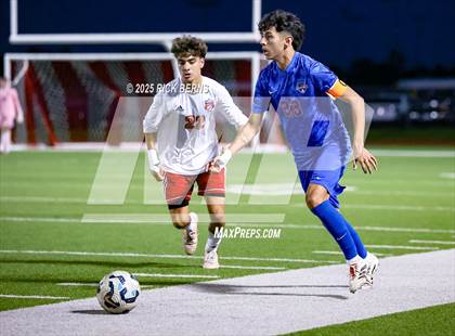 Thumbnail 1 in Grand Oaks vs Langham Creek (UIL 6A D2 Soccer Area Playoffs) photogallery.