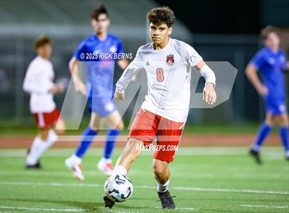 Thumbnail 2 in Grand Oaks vs Langham Creek (UIL 6A D2 Soccer Area Playoffs) photogallery.