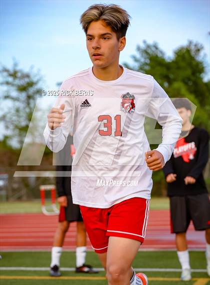 Thumbnail 3 in Grand Oaks vs Langham Creek (UIL 6A D2 Soccer Area Playoffs) photogallery.