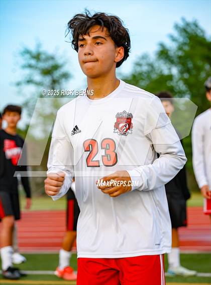 Thumbnail 2 in Grand Oaks vs Langham Creek (UIL 6A D2 Soccer Area Playoffs) photogallery.