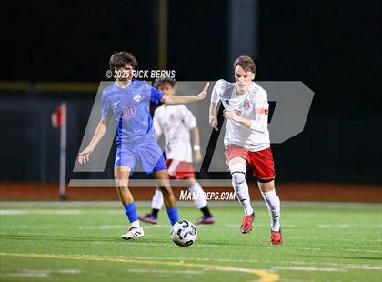 Thumbnail 2 in Grand Oaks vs Langham Creek (UIL 6A D2 Soccer Area Playoffs) photogallery.