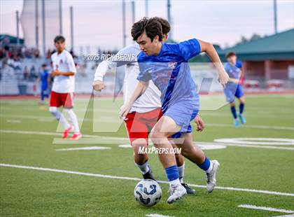 Thumbnail 2 in Grand Oaks vs Langham Creek (UIL 6A D2 Soccer Area Playoffs) photogallery.