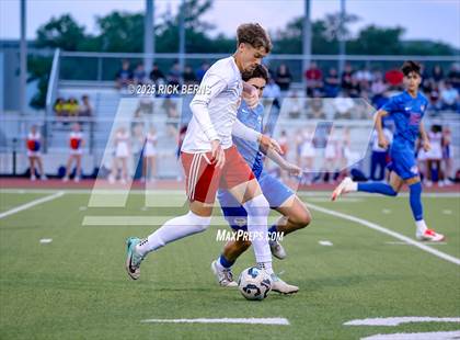 Thumbnail 2 in Grand Oaks vs Langham Creek (UIL 6A D2 Soccer Area Playoffs) photogallery.