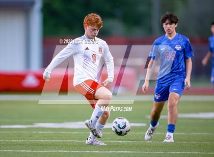 Thumbnail 2 in Grand Oaks vs Langham Creek (UIL 6A D2 Soccer Area Playoffs) photogallery.