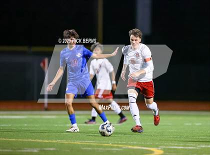 Thumbnail 3 in Grand Oaks vs Langham Creek (UIL 6A D2 Soccer Area Playoffs) photogallery.