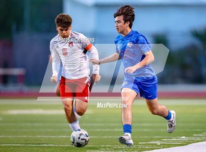 Thumbnail 1 in Grand Oaks vs Langham Creek (UIL 6A D2 Soccer Area Playoffs) photogallery.