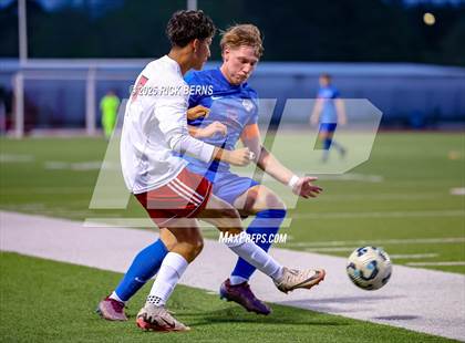 Thumbnail 1 in Grand Oaks vs Langham Creek (UIL 6A D2 Soccer Area Playoffs) photogallery.