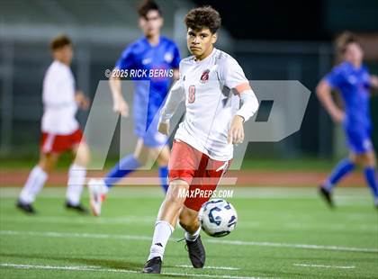 Thumbnail 3 in Grand Oaks vs Langham Creek (UIL 6A D2 Soccer Area Playoffs) photogallery.