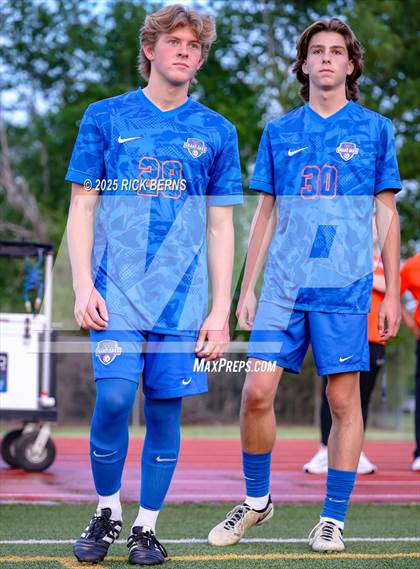Thumbnail 1 in Grand Oaks vs Langham Creek (UIL 6A D2 Soccer Area Playoffs) photogallery.