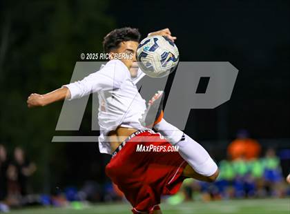Thumbnail 3 in Grand Oaks vs Langham Creek (UIL 6A D2 Soccer Area Playoffs) photogallery.
