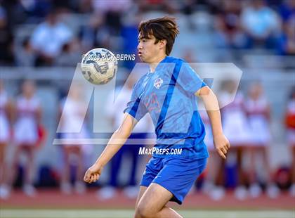 Thumbnail 2 in Grand Oaks vs Langham Creek (UIL 6A D2 Soccer Area Playoffs) photogallery.