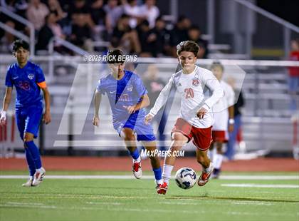 Thumbnail 1 in Grand Oaks vs Langham Creek (UIL 6A D2 Soccer Area Playoffs) photogallery.