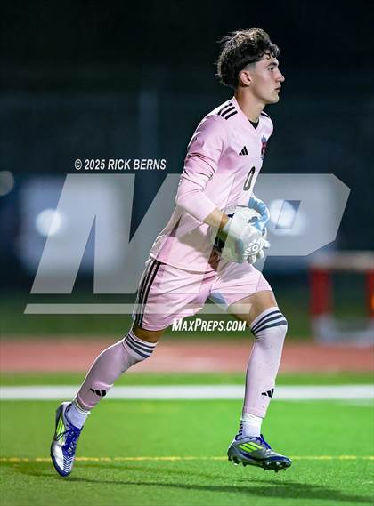 Thumbnail 1 in Grand Oaks vs Langham Creek (UIL 6A D2 Soccer Area Playoffs) photogallery.
