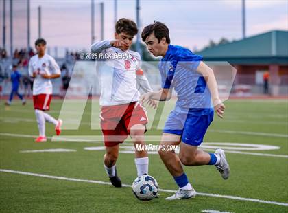 Thumbnail 1 in Grand Oaks vs Langham Creek (UIL 6A D2 Soccer Area Playoffs) photogallery.