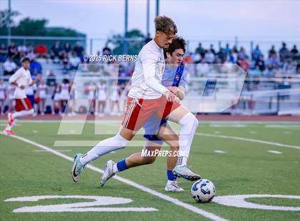 Thumbnail 3 in Grand Oaks vs Langham Creek (UIL 6A D2 Soccer Area Playoffs) photogallery.