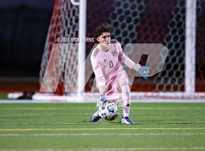 Thumbnail 3 in Grand Oaks vs Langham Creek (UIL 6A D2 Soccer Area Playoffs) photogallery.