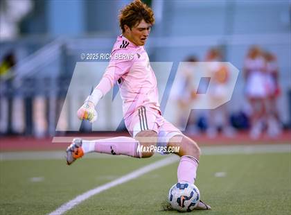Thumbnail 3 in Grand Oaks vs Langham Creek (UIL 6A D2 Soccer Area Playoffs) photogallery.