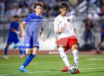 Thumbnail 3 in Grand Oaks vs Langham Creek (UIL 6A D2 Soccer Area Playoffs) photogallery.