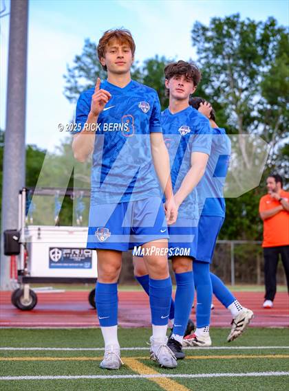 Thumbnail 2 in Grand Oaks vs Langham Creek (UIL 6A D2 Soccer Area Playoffs) photogallery.