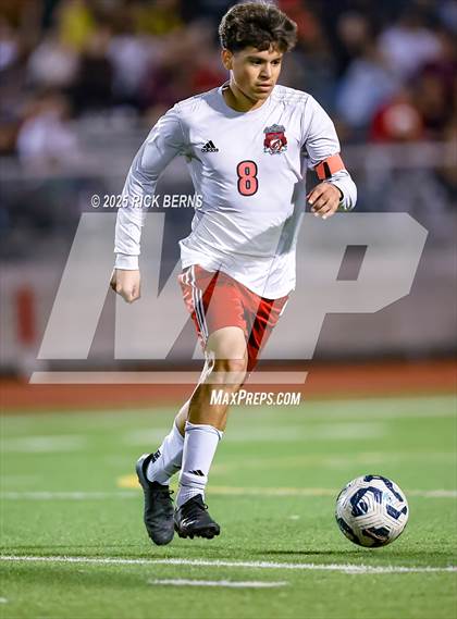 Thumbnail 2 in Grand Oaks vs Langham Creek (UIL 6A D2 Soccer Area Playoffs) photogallery.