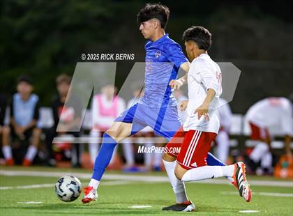 Thumbnail 3 in Grand Oaks vs Langham Creek (UIL 6A D2 Soccer Area Playoffs) photogallery.