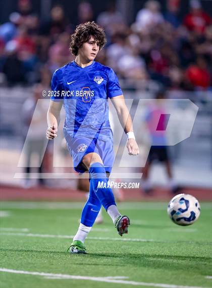 Thumbnail 1 in Grand Oaks vs Langham Creek (UIL 6A D2 Soccer Area Playoffs) photogallery.