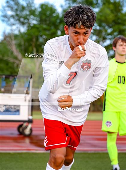 Thumbnail 2 in Grand Oaks vs Langham Creek (UIL 6A D2 Soccer Area Playoffs) photogallery.