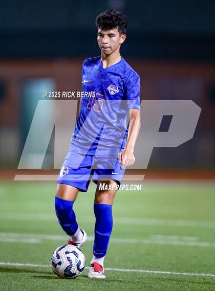 Thumbnail 3 in Grand Oaks vs Langham Creek (UIL 6A D2 Soccer Area Playoffs) photogallery.